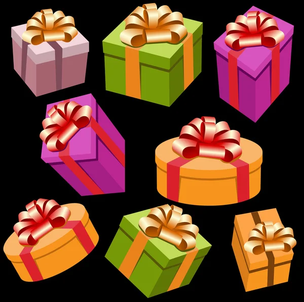 Gift Box Collection — Stock Vector