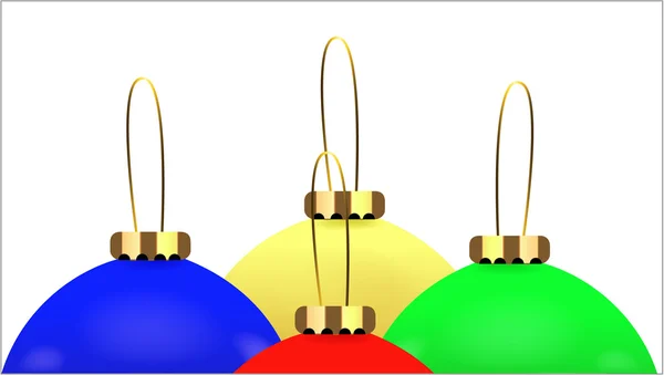 Renkli Noel balosu arka planı — Stok Vektör
