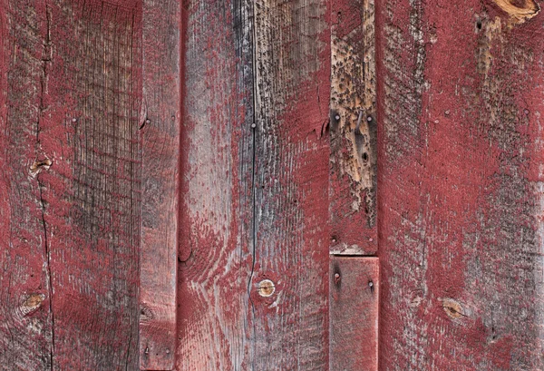 Textura de madeira envelhecida vermelha — Fotografia de Stock