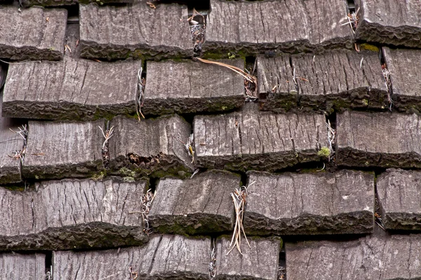 木製の屋根の背景 — ストック写真