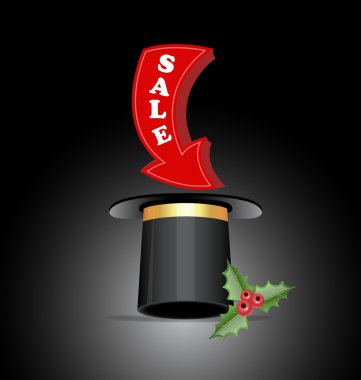 Christmas Magic Hat for Sale clipart