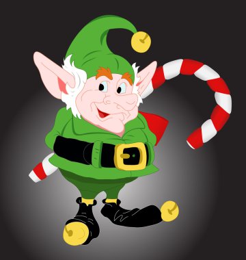 sevimli Noel elf