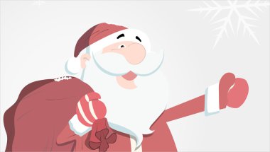 Happy Classic Santa clipart