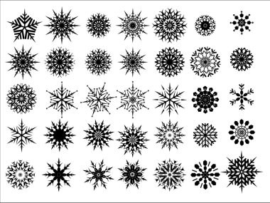 Snowflakes Collection clipart