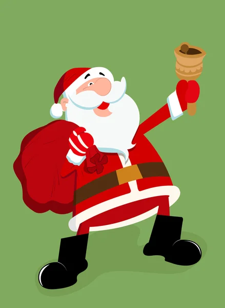 Смеющийся Санта-Клаус — стоковый вектор