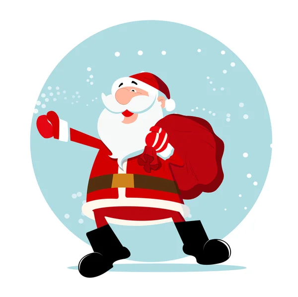 Père Noël classique — Image vectorielle