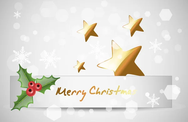 Beautiful Christmas Banner — Stock Vector