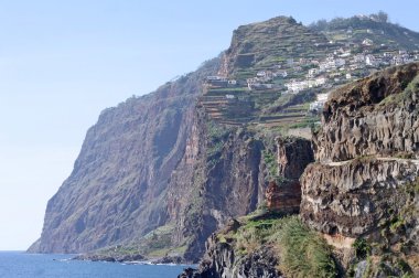 View towards Cabo Girao (second highest cliff in the world) from clipart