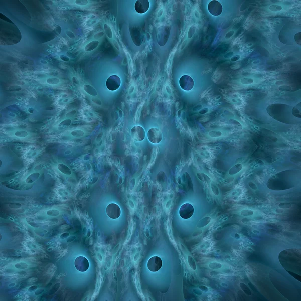 Абстрактный голубой фон (обработанный фрактал) ) — стоковое фото