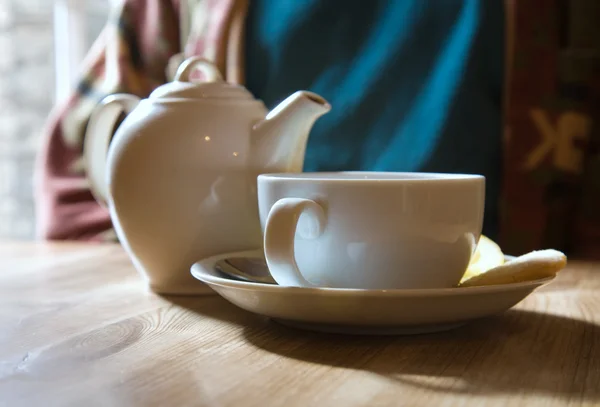 stock image Tea in a cafe