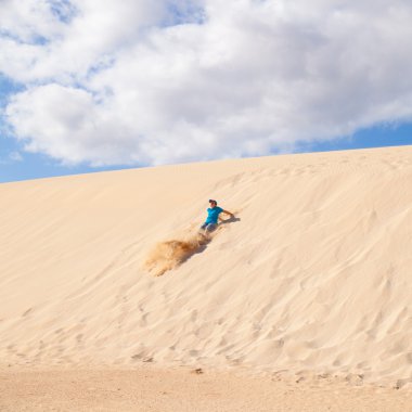 Fuerteventura; Corralejo kum tepeleri doğa parkı