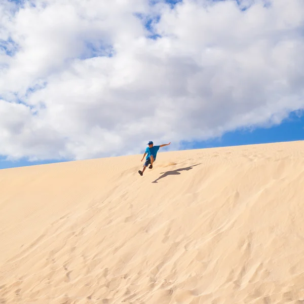 Fuerteventura; Corralejo homokdűnék természeti park — Stock Fotó