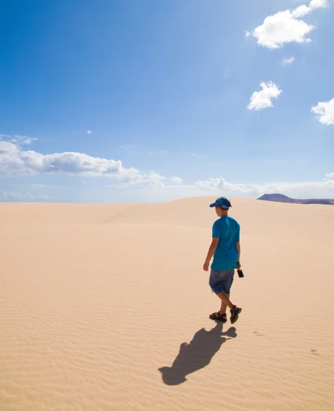 Fuerteventura; Corralejo zandduinen natuurpark — Stockfoto