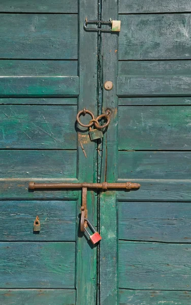 Sehr verschlossene Tür — Stockfoto