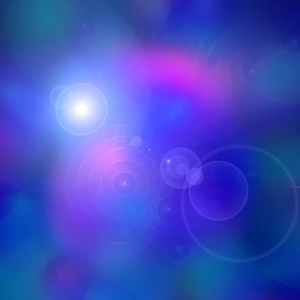 Fractal background with lens flare — Stock Photo, Image