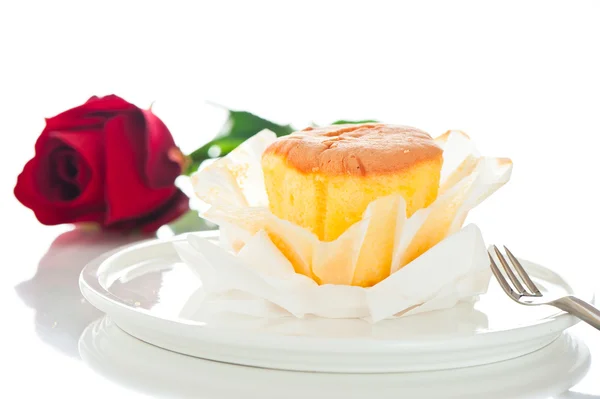 Compleanno, anniversario di matrimonio, San Valentino, cupcake — Foto Stock