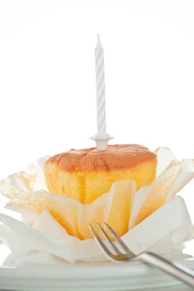 誕生日、結婚式の記念日、バレンタインデーのカップケーキ — ストック写真