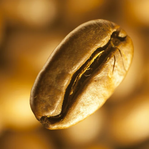 Макроизображение кофейных зерен — стоковое фото
