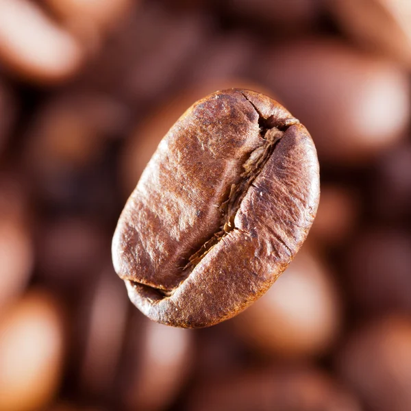 コーヒー豆のマクロ画像 — ストック写真