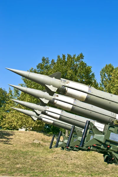 Luftvärnskanoner raketer — Stockfoto