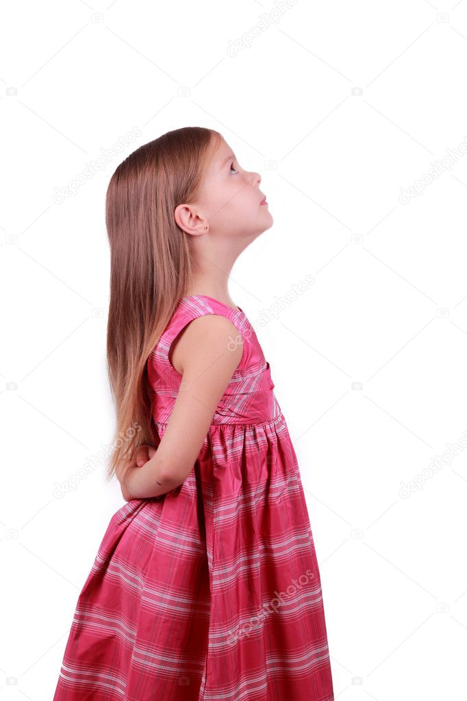 Girl in profile