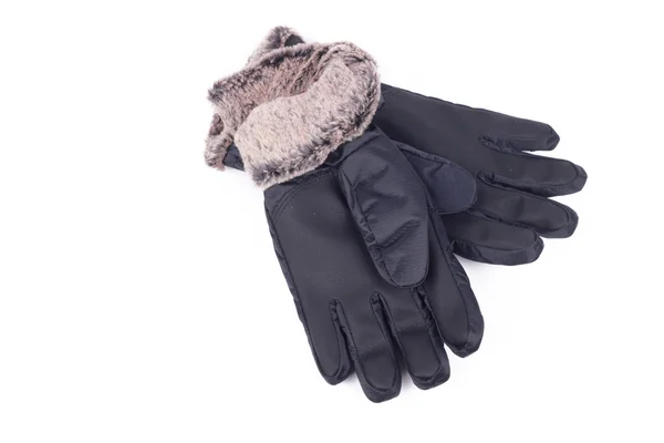 Black winter gloves — Stock Photo, Image