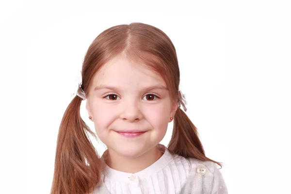 Head of a little girl — Stock Photo, Image