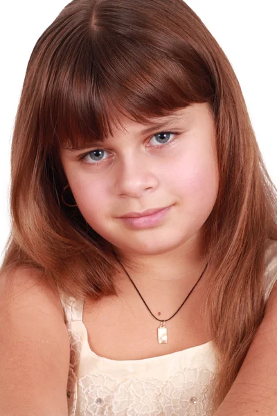 Kid's close-up portret — Stockfoto