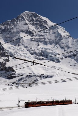 İsviçre Alpleri (Jungfraujoch, küçük dişli tren ile)