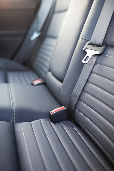 Modern car interior (shallow DOF - selective focus; color toned — Stock Photo, Image