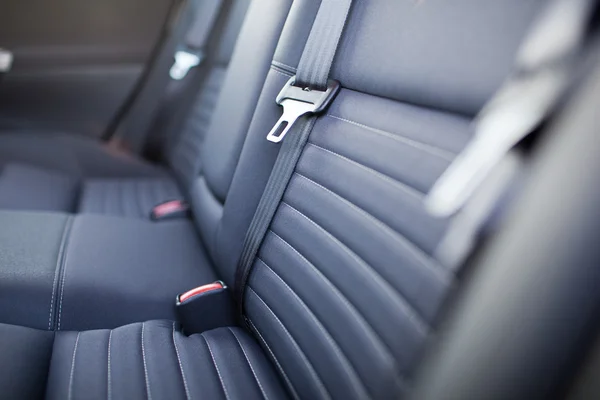 Modern car interior (shallow DOF - selective focus; color toned — Stock Photo, Image
