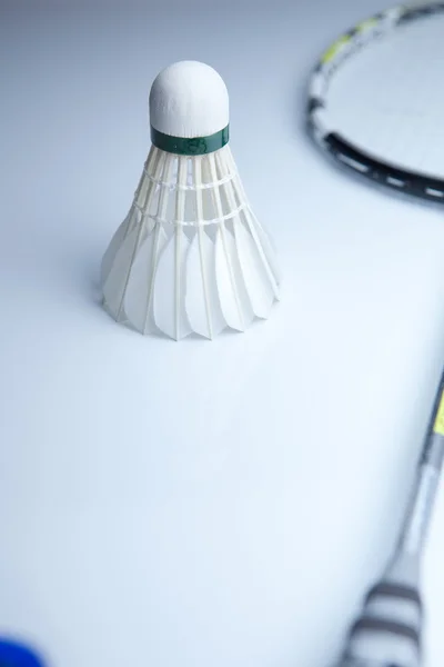 Wolant badminton biały — Zdjęcie stockowe