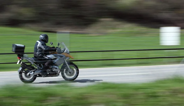 Motorbike going fast — Stock Photo, Image