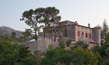 Chateau of Vauvenargues - Pablo Picasso's residence in Provence, clipart