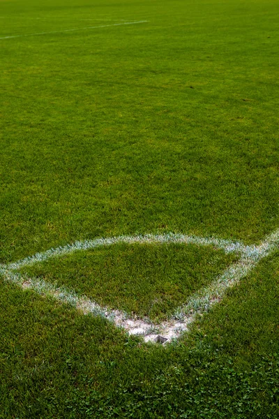 Football/soccer pitch — Stock Photo, Image