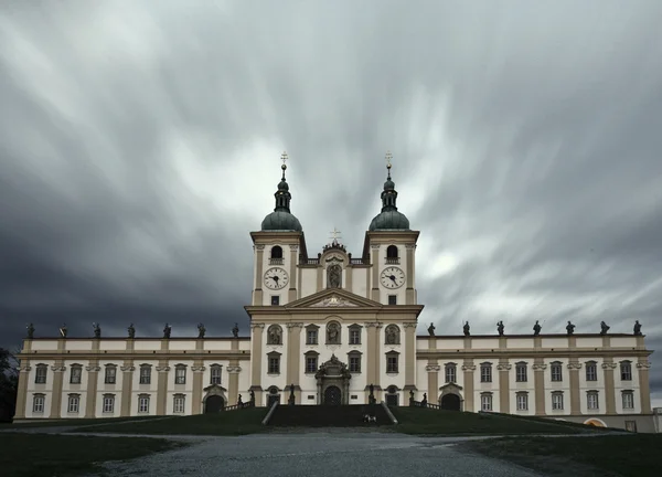 Splendida basilica barocca di Holy Hill vicino Olomouc — Foto Stock