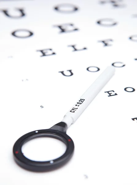 Concetto di optometria — Foto Stock
