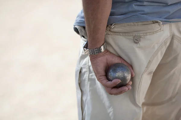 stock image Boules (Petanque) game