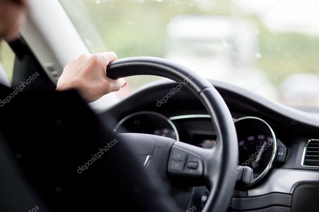 Driving a car