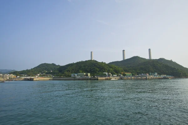 Enerji santralleri ve hong Kong istasyonu — Stok fotoğraf