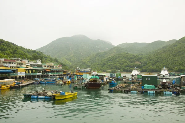 Fiskeby i hong kong — Stockfoto