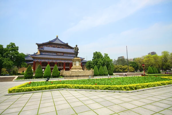 Sun Yat-sen Memorial Hall em Guangzhou, China — Fotografia de Stock
