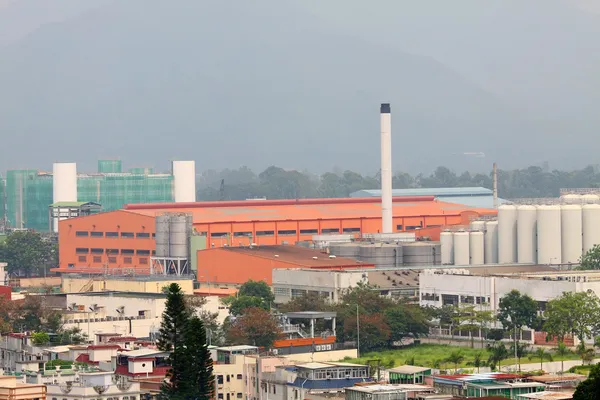 Moderne Fabriken in Hongkong — Stockfoto