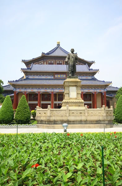 Sun Yat-sen Memorial Hall marco em Guangzhou, China — Fotografia de Stock