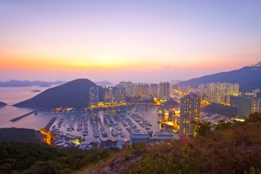 Hong kong sunset