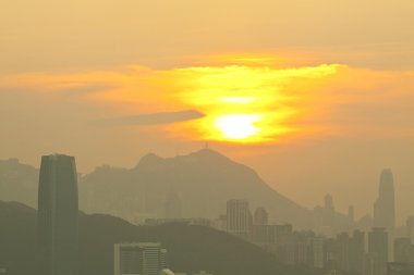 Hong kong sunset