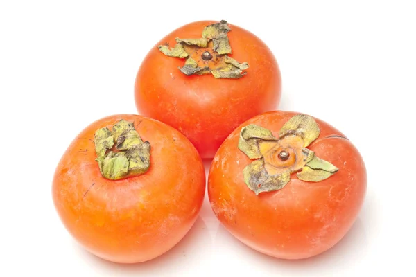 Persimmons isolated on white background — Stock Photo, Image
