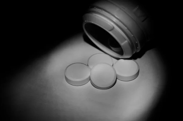 Tabletek na ból gardła — Zdjęcie stockowe