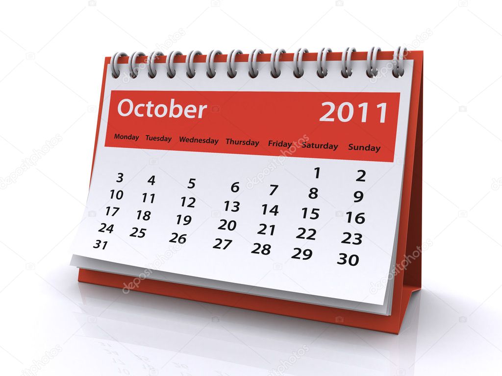October 2011 calendar
