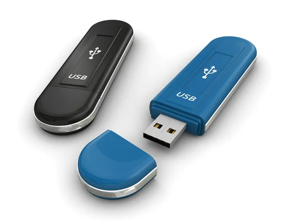 USB flash paměti — Stock fotografie